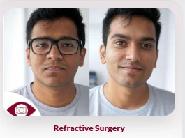PRK, ICL and IPCL suitability evaluation Refractive vision correction